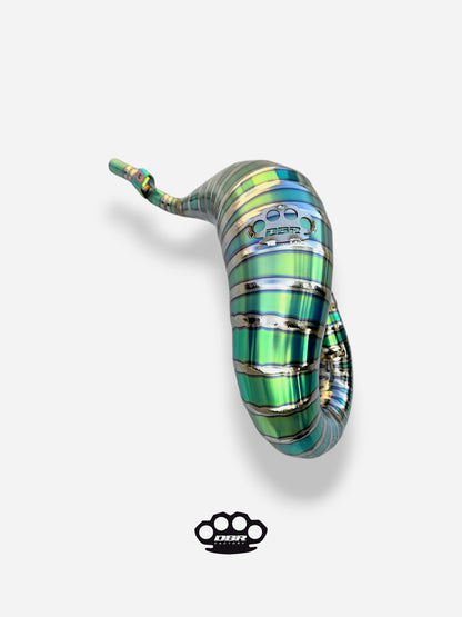 DBR Off-Road Exhaust 125/150cc Titanium High - Belly