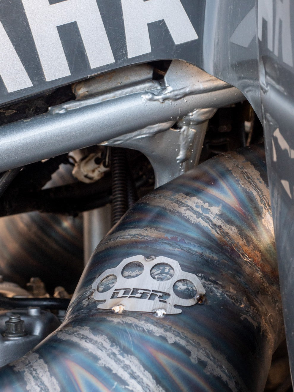 Komplettes DBR Auspuffanlage für YAMAHA BANSHEE 350CC ATV 1988–2009