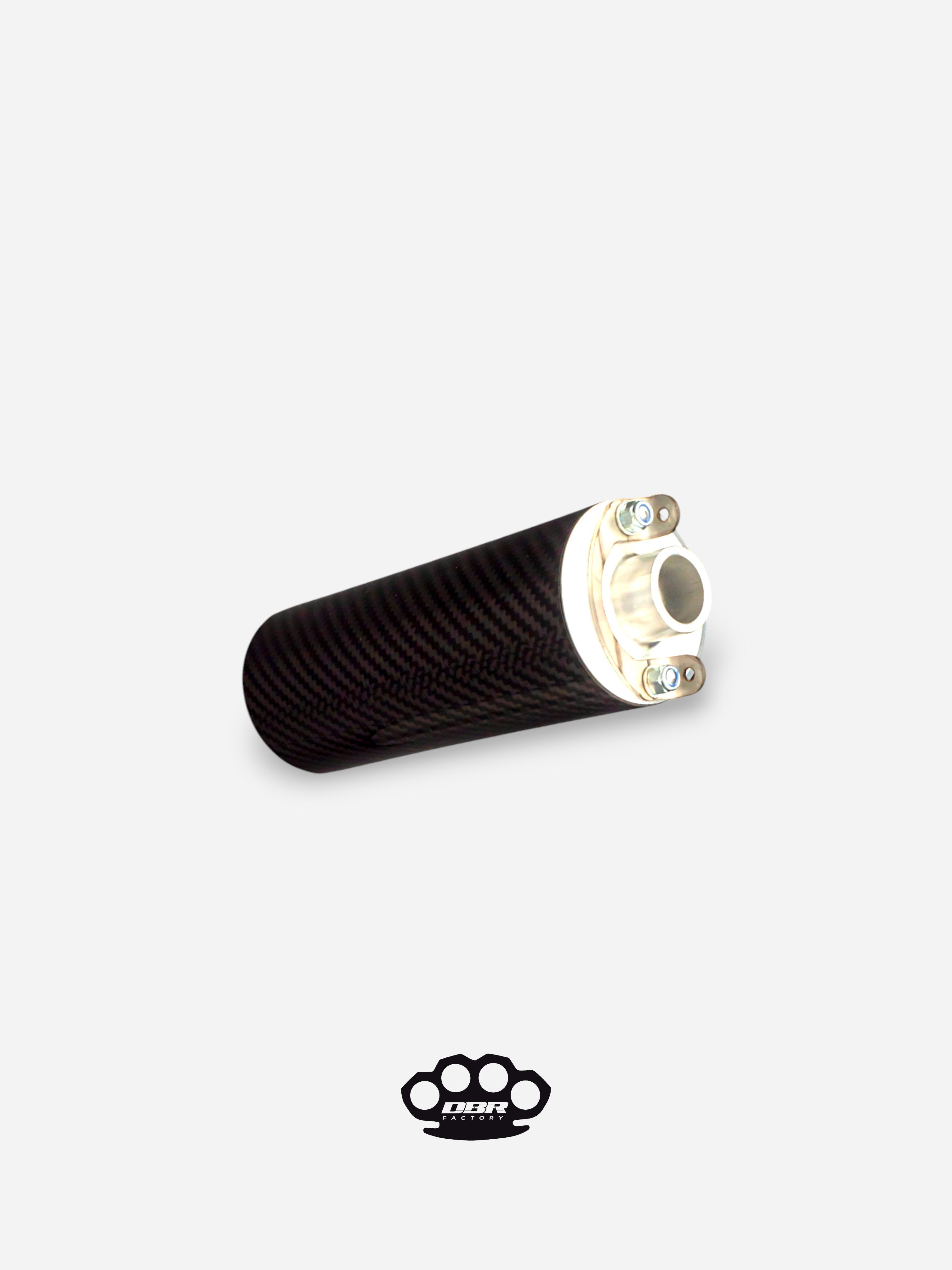 DBR Universeller Schalldämpfer Moped 150mm und 190mm - Durchmesser 19mm und 20mm