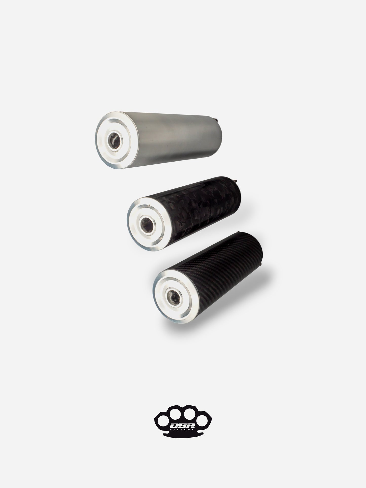 DBR Universal Silencer Moped 150mm and 190mm - Diameter 19mm and 20mm