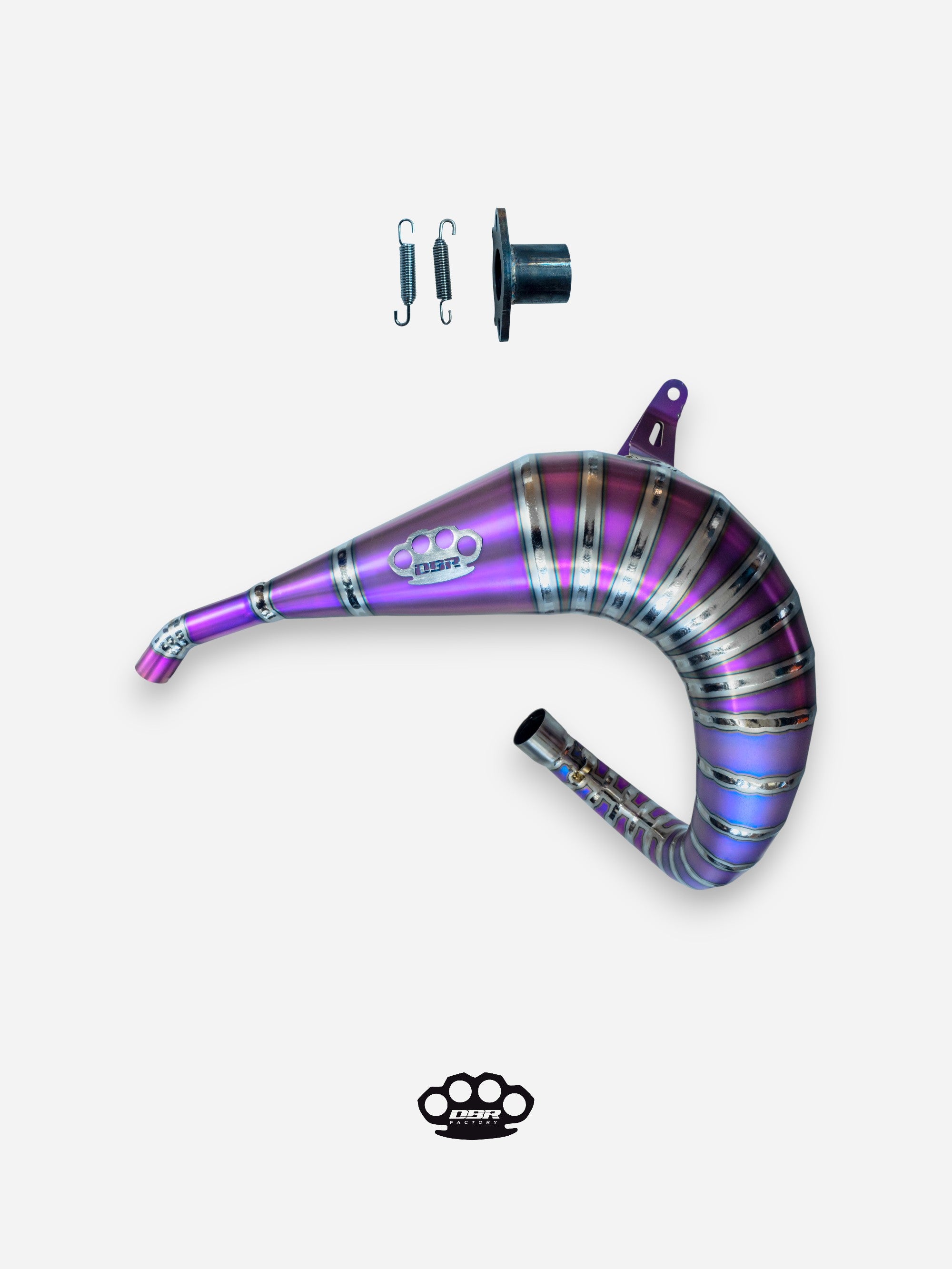 Scarico in Titanio DBR per YAMAHA BLASTER 200cc ATV 1988–2009 - Solo Scarico - DBR Factory