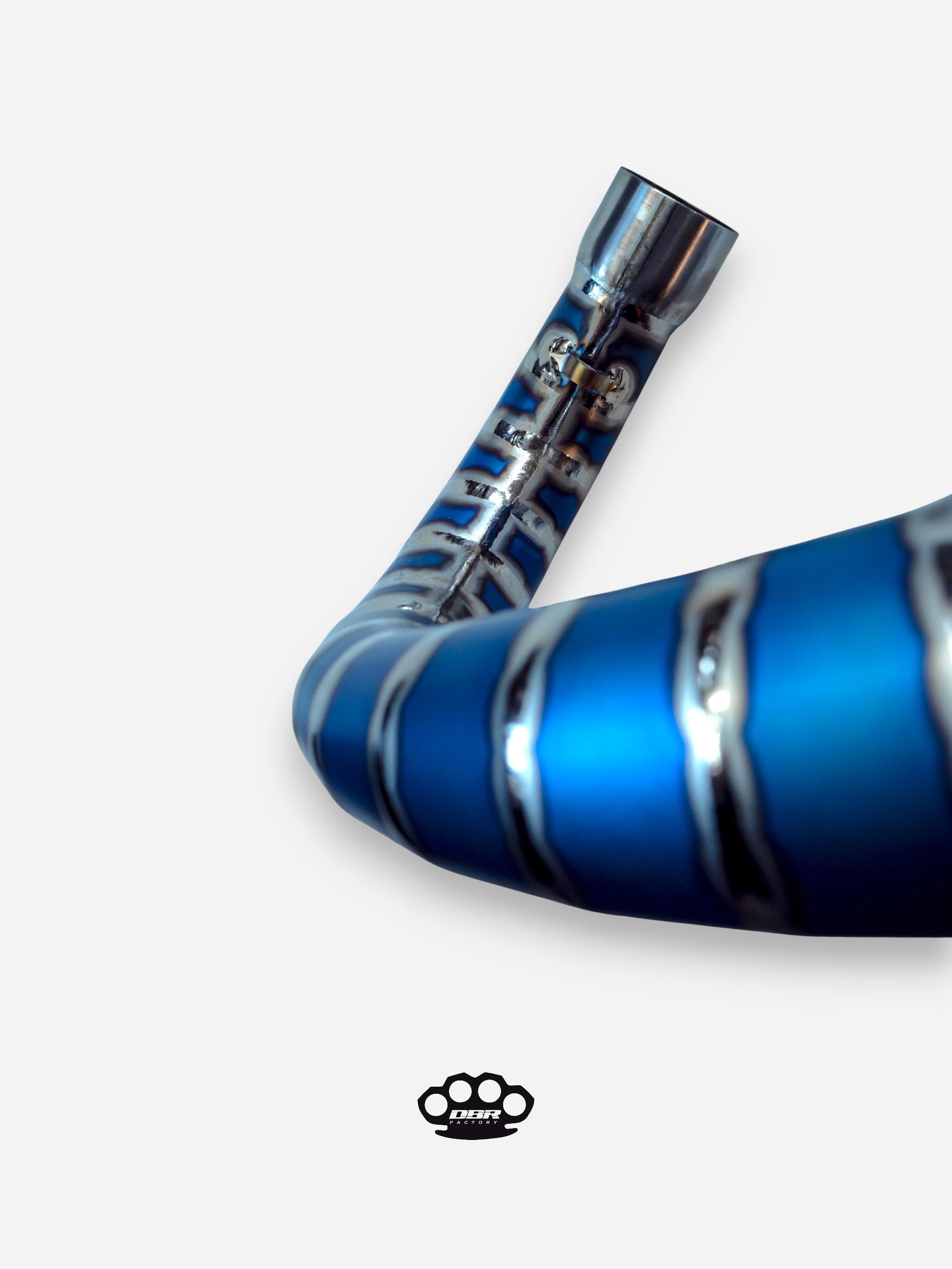 DBR Komplett-Auspuff aus Titan für YAMAHA BLASTER 200cc ATV 1988–2009