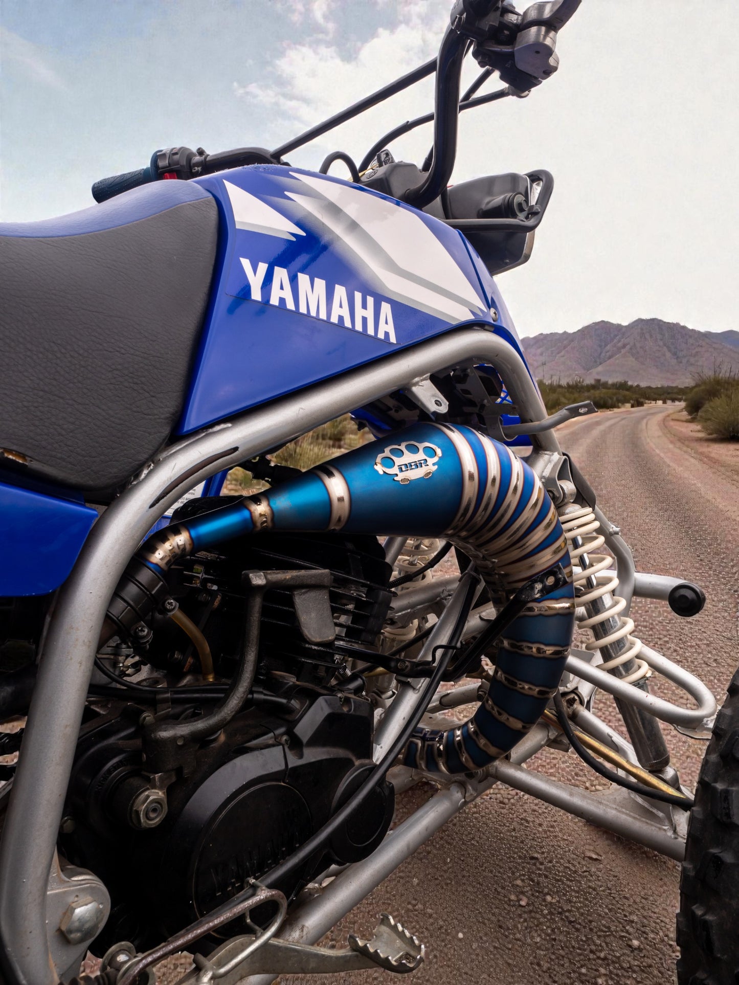 Solo Auspuff in Titan DBR für YAMAHA BLASTER 200cc ATV 1988–2009