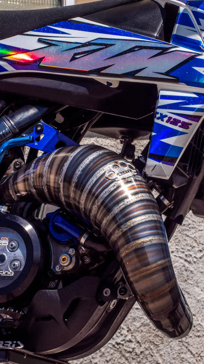 Scarico DBR Off-Road 125/150cc Alto - Pancia - DBR Factory