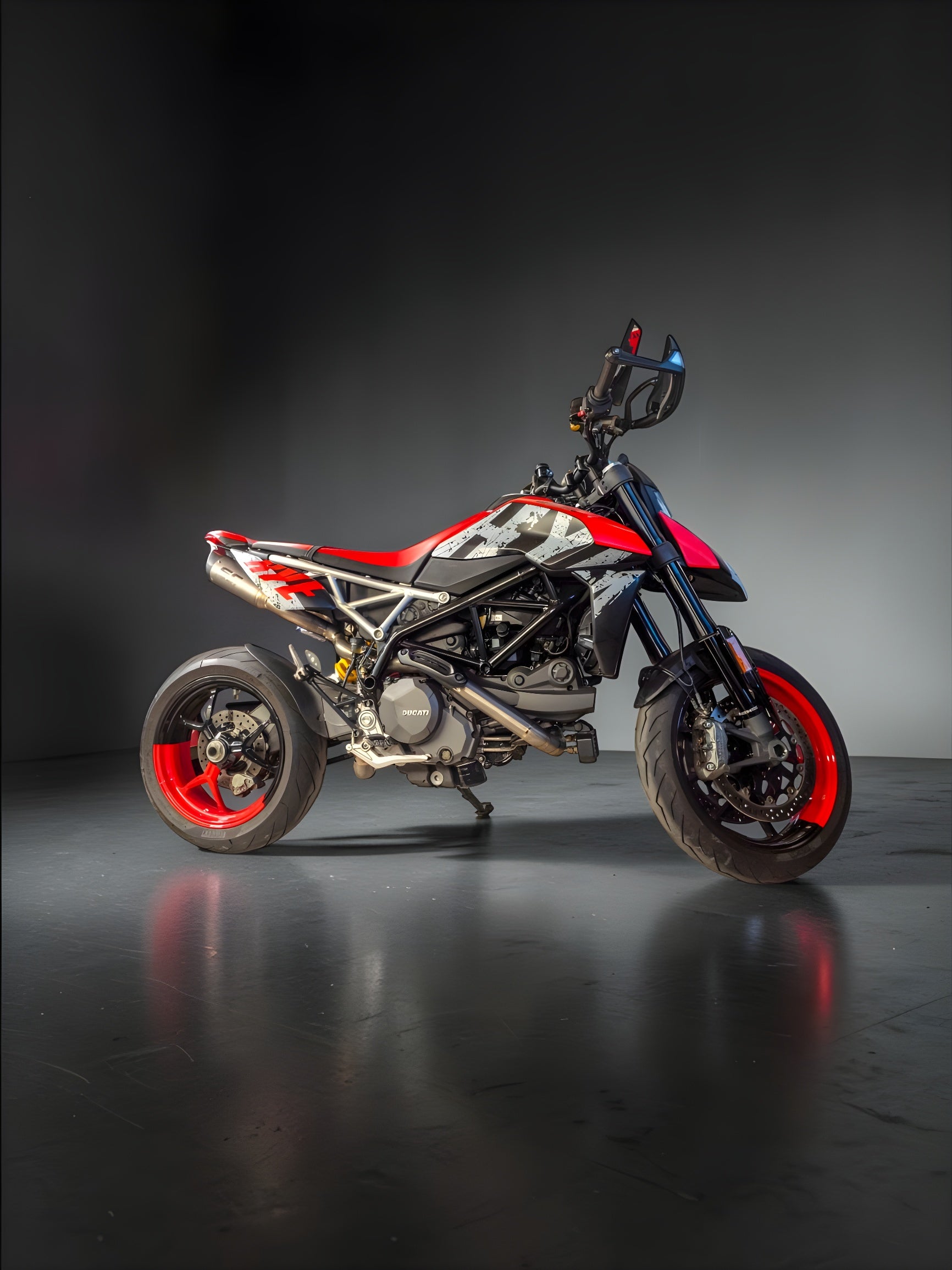 DBR Komplettauspuff aus Titan DUCATI HYPERMOTARD 950 - SP 2019-2023