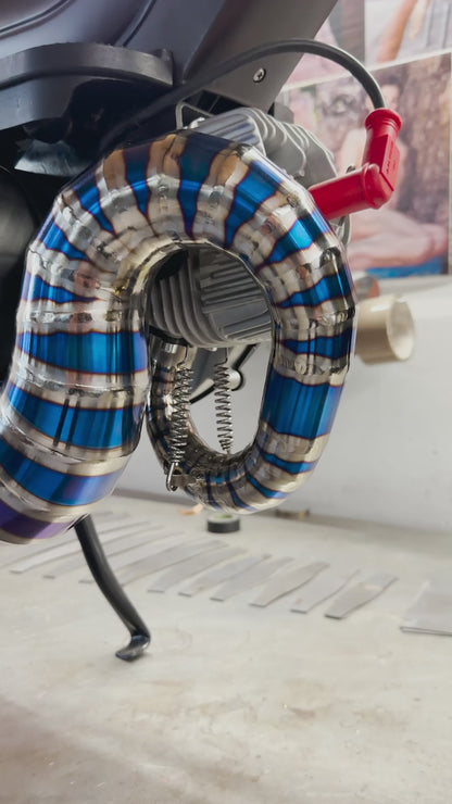 Auspuff DBR Wyvern Titan Mehrfarbig