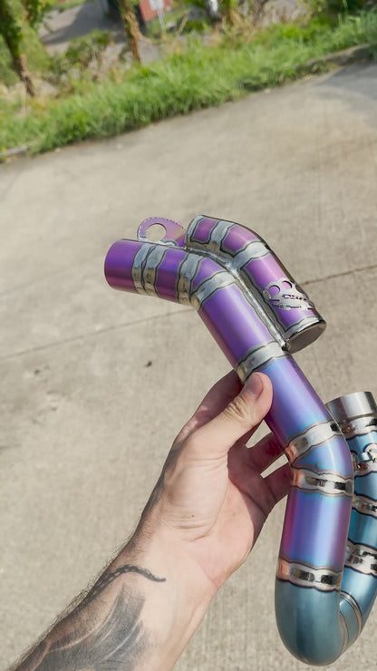 Collettore di Scarico DBR 4T Titanium - KTM, Husqvarna und Gas Gas