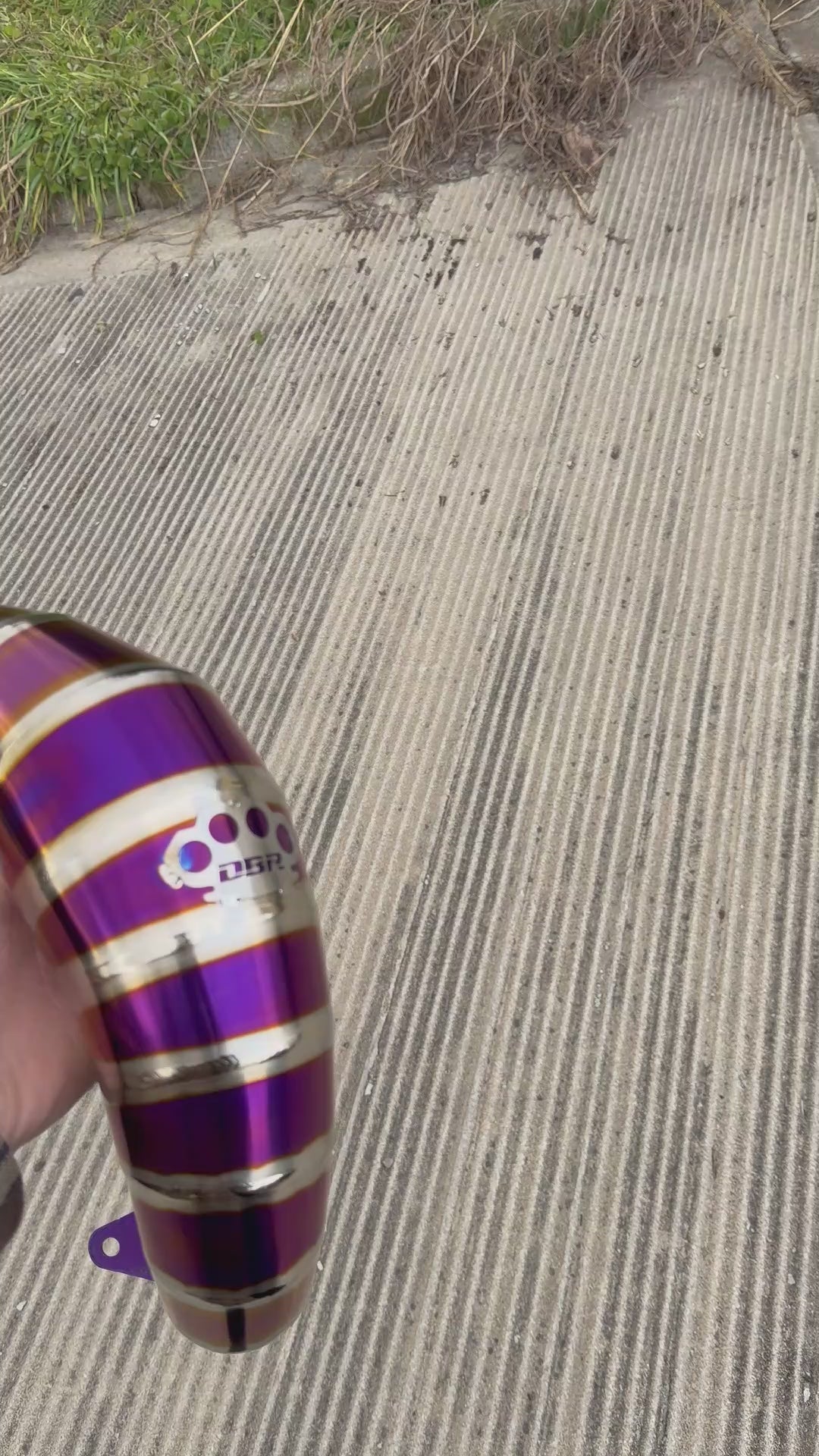 Auspuff DBR 50/100cc Superfast Alta Titanium