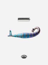 Lade das Bild im Gallery-Viewer, DBR GP04 Multicolor Titan Auspuff - Moped Vespa und Gilera