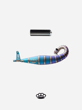 Lade das Bild im Gallery-Viewer, DBR GP04 Multicolor Titan Auspuff - Moped Vespa und Gilera