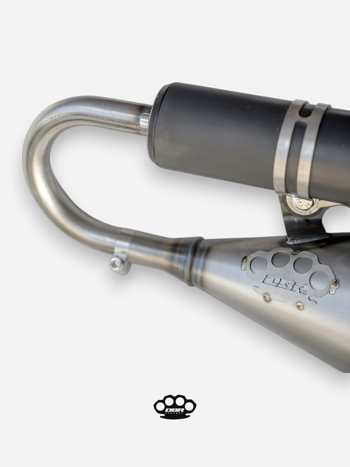 DBR Vespa Minarelli Vertikal Trofeo Auspuff - MBK Booster Spirit, Next Generation und Stunt - Yamaha Zuma und Slider