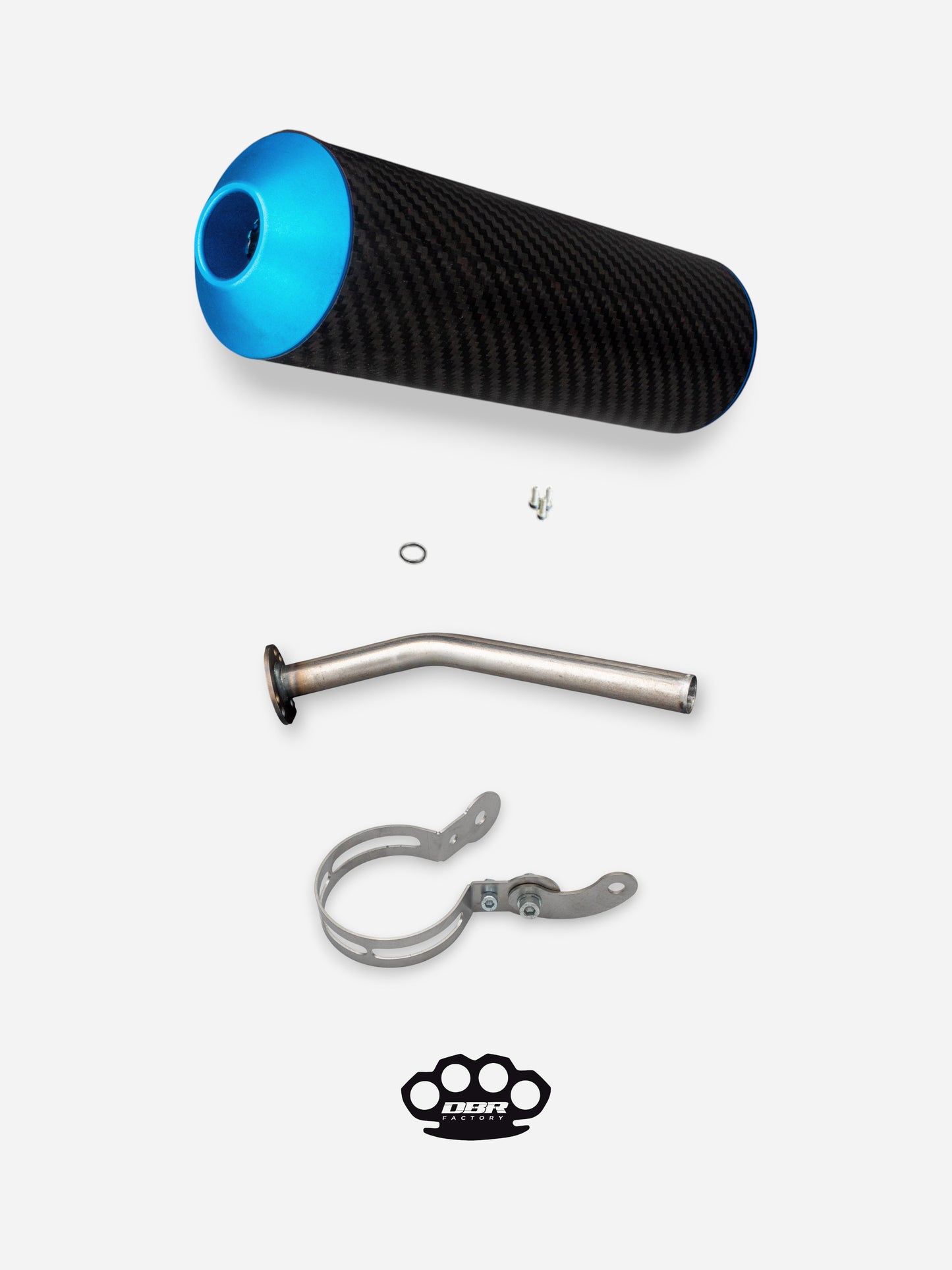 Kit Schalldämpfer DBR 50/100cc Hoher Durchgang